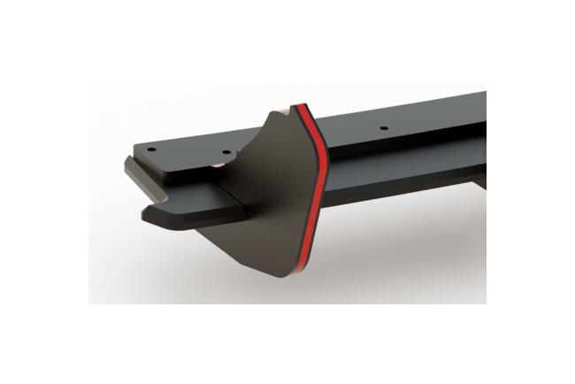 Maxton Design Street Pro Heckdiffusor für Ford Escape ST-Line Mk3 Schwarz-Rot