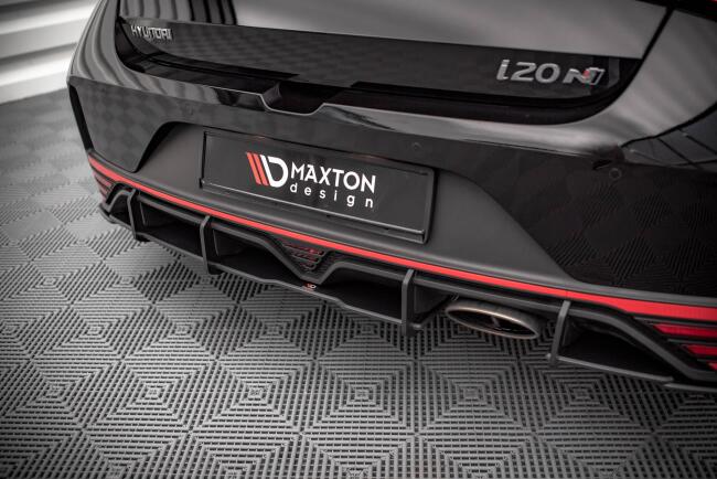 Maxton Design Street Pro Heckdiffusor für Hyundai I20 N Mk3 Rot