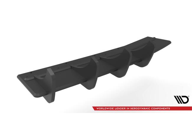 Maxton Design Street Pro Heckdiffusor für Seat Ibiza Cupra Mk3 Schwarz
