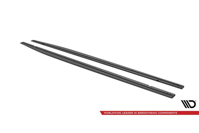 Maxton Design Street Pro Seitenschweller (Paar) für Audi RS3 Limousine 8Y Schwarz matt