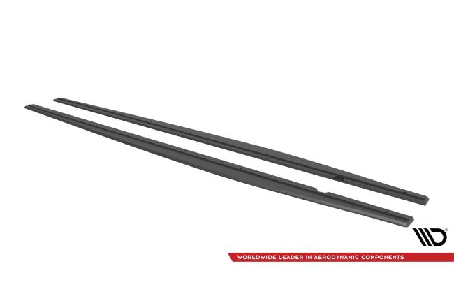 Maxton Design Street Pro Seitenschweller (Paar) für Audi RS3 Limousine 8Y Schwarz matt