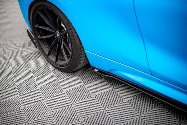 Maxton Design Street Pro Seitenschweller (Paar) für BMW M2 F87 matt schwarz