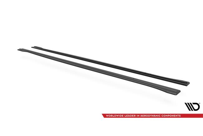 Maxton Design Street Pro Seitenschweller (Paar) für BMW M2 F87 matt schwarz