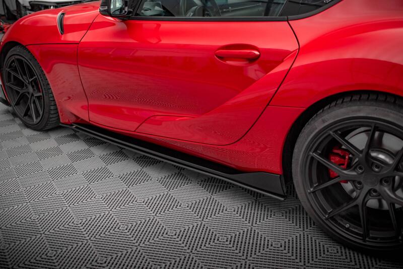 Maxton Design Street Pro Seitenschweller (Paar) für Toyota Supra Mk5 matt schwarz