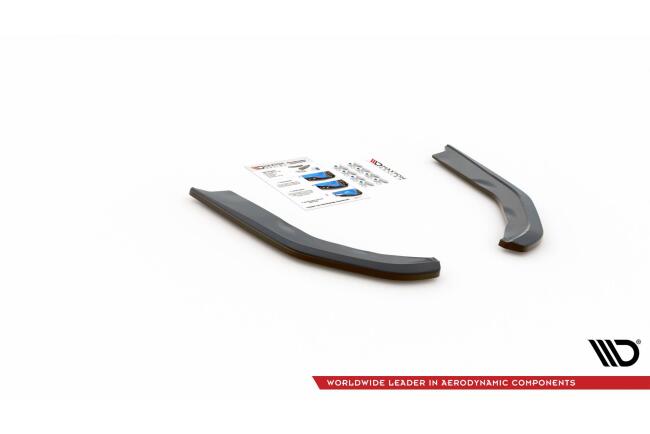 Maxton Design Diffusor Flaps V.1 für BMW M3 G80 / G81 Hochglanz schwarz