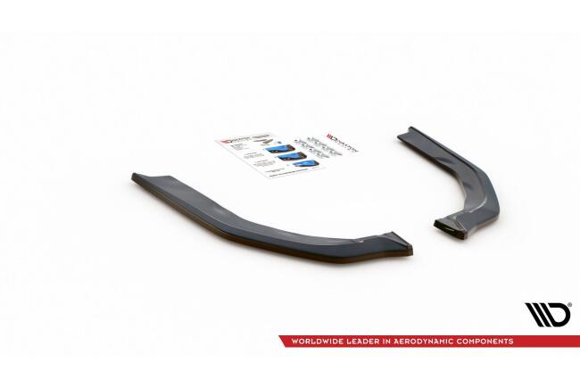 Maxton Design Diffusor Flaps V.2 für BMW M3 G80 / G81 Hochglanz schwarz