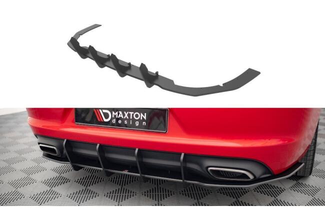 Maxton Design Street Pro Heckdiffusor für Dodge Charger RT Mk7 Facelift Schwarz-Rot