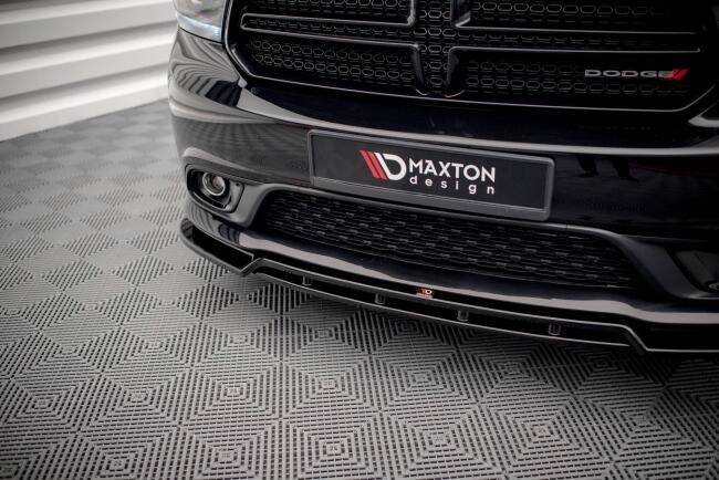 Maxton Design Frontlippe V.2 für Dodge Durango RT Mk3 Hochglanz schwarz