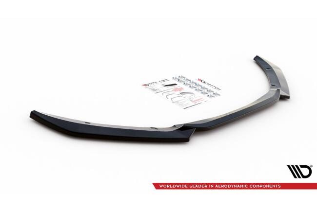 Maxton Design Frontlippe V.1 für Jaguar XF R-Sport Mk2 Hochglanz schwarz