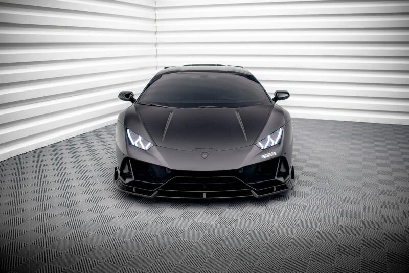 Maxton Design Frontlippe für Lamborghini Huracan EVO Hochglanz schwarz