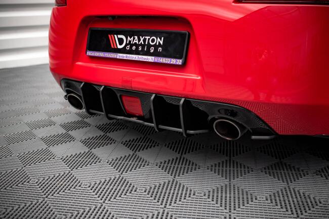 Maxton Design Street Pro Heckdiffusor für Nissan 370Z Facelift Rot