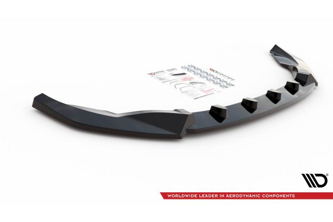 Maxton Design Frontlippe V.3 für Nissan 370Z Facelift Hochglanz schwarz