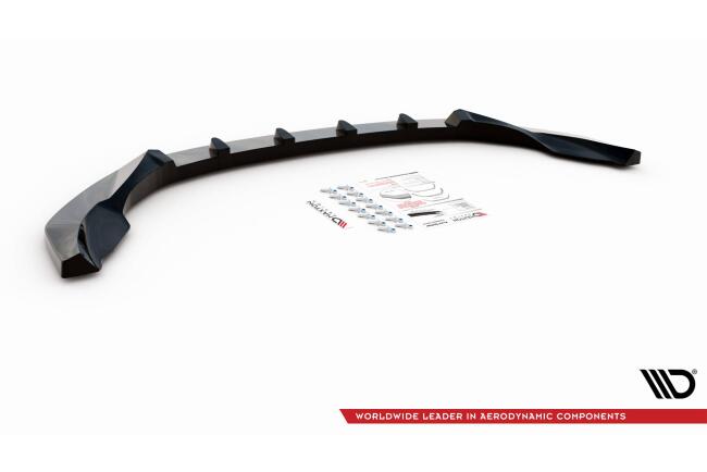 Maxton Design Frontlippe V.3 für Nissan 370Z Facelift Hochglanz schwarz