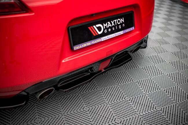 Maxton Design Heckdiffusor für Nissan 370Z Facelift Hochglanz schwarz