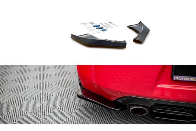 Maxton Design Diffusor Flaps für Nissan 370Z Facelift Hochglanz schwarz