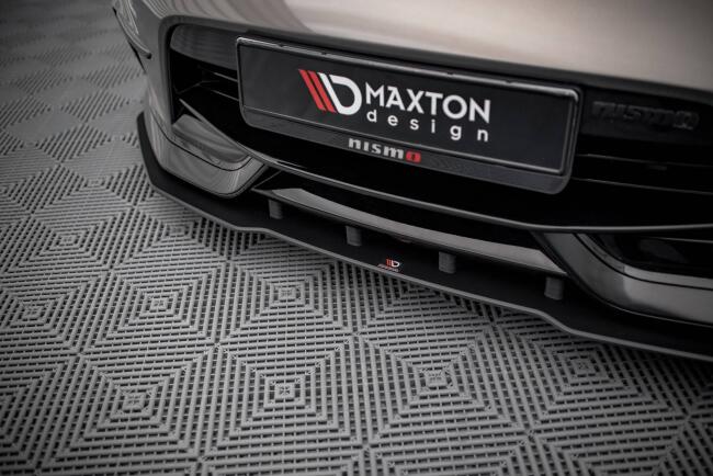 Maxton Design Street Pro Frontlippe für Nissan 370Z Nismo Facelift rot