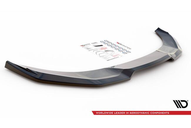 Maxton Design Frontlippe V.3 V.1 für Nissan 370Z Nismo Facelift Hochglanz schwarz