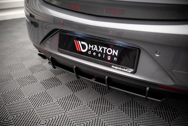 Maxton Design Street Pro Heckdiffusor für Opel Insignia Mk2 Schwarz-Rot