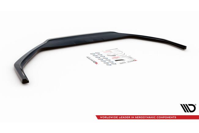 Maxton Design Frontlippe V.2 für Peugeot 508 GT Mk1 Facelift Hochglanz schwarz