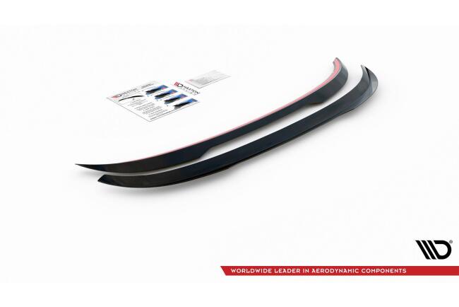 Maxton Design Heckspoiler Lippe V.2 für Volvo V70 Mk3 Hochglanz schwarz