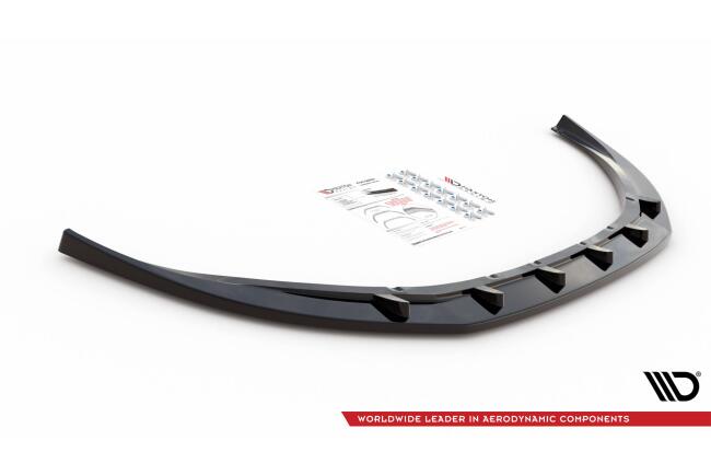 Maxton Design Frontlippe V.1 für Volvo V70 Mk3 Hochglanz schwarz