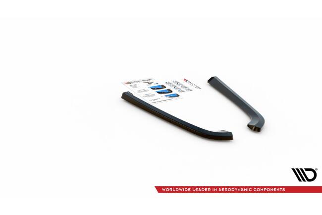 Maxton Design Diffusor Flaps für Volvo V70 Mk3 Hochglanz schwarz
