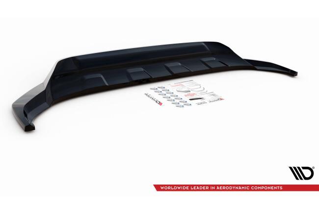 Maxton Design Frontlippe für VW Touareg R-Line Mk3 Hochglanz schwarz