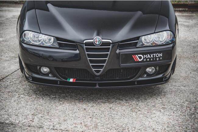 Maxton Design Frontlippe für Alfa Romeo 156 Facelift Hochglanz schwarz