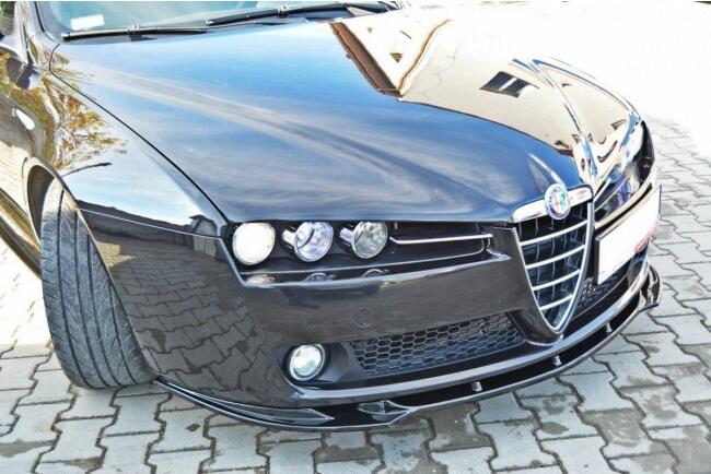 Maxton Design Frontlippe V.1 für Alfa Romeo 159 Hochglanz schwarz