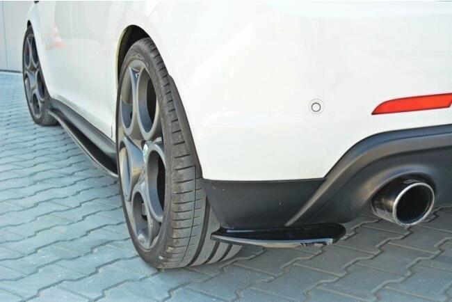 Maxton Design Diffusor Flaps für Alfa Romeo Giulietta Hochglanz schwarz