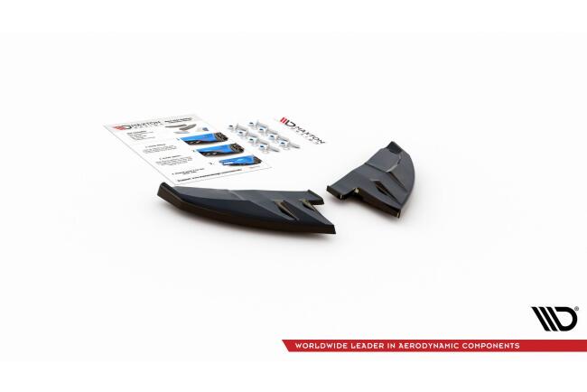 Maxton Design Diffusor Flaps V.3 für Alfa Romeo Giulietta Facelift Hochglanz schwarz