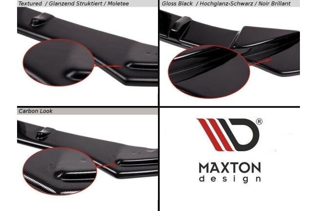 Maxton Design Frontlippe für Alfa Romeo Mito Hochglanz schwarz