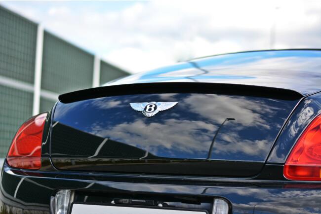 Maxton Design Heckspoiler Lippe für Bentley Continental GT Hochglanz schwarz