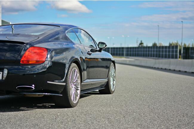 Maxton Design Seitenschweller (Paar) für Bentley Continental GT Hochglanz schwarz