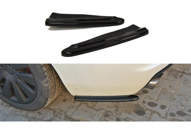 Maxton Design Diffusor Flaps für Chevrolet Camaro Mk5 SS - US, EU vor Facelift Hochglanz schwarz