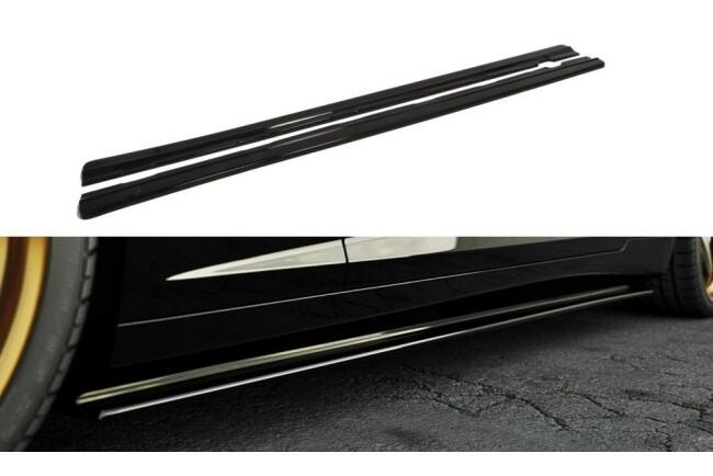 Maxton Design Seitenschweller (Paar) für Chevrolet Camaro Mk5 SS - US, EU vor Facelift Hochglanz schwarz