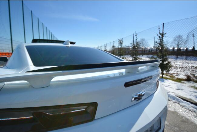Maxton Design Heckspoiler Lippe für Chevrolet Camaro Mk6 2SS Coupe Hochglanz schwarz