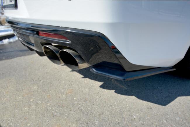 Maxton Design Diffusor Flaps für Chevrolet Camaro Mk6 2SS Coupe Hochglanz schwarz