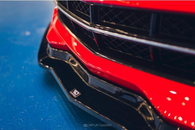 Maxton Design Frontlippe für Chevrolet Corvette C7 Hochglanz schwarz