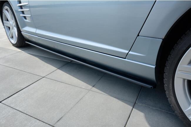Maxton Design Seitenschweller (Paar) für Chrysler Crossfire Hochglanz schwarz