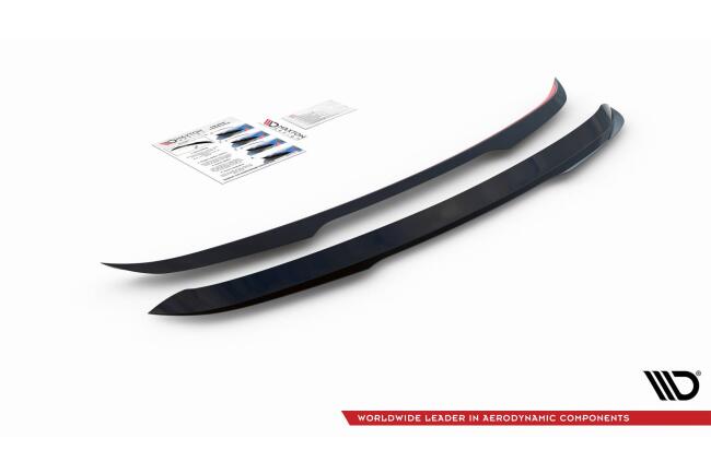 Maxton Design Heckspoiler Lippe für Citroen DS4 Hochglanz schwarz