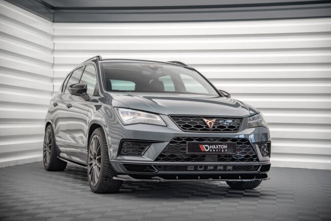 Maxton Design Frontlippe V.2 für Cupra Ateca 2018-2020 Hochglanz schwarz