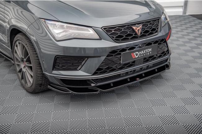 Maxton Design Frontlippe V.2 für Cupra Ateca 2018-2020 Hochglanz schwarz