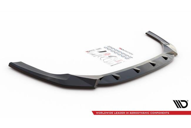 Maxton Design Frontlippe V.1 für Audi RS3 8Y Hochglanz schwarz