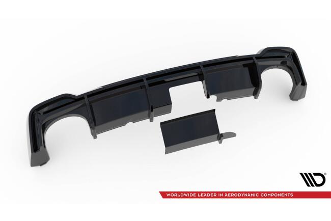 Maxton Design Heckdiffusor V.3 für Audi RS6 / RS7 C8 Hochglanz schwarz