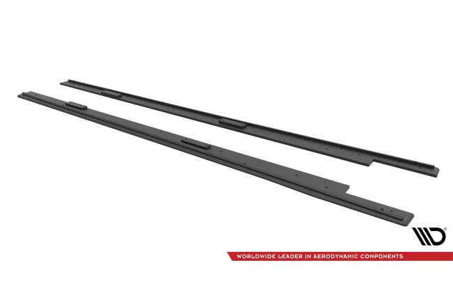 Maxton Design Street Pro Seitenschweller (Paar) für Mazda 3 MPS Mk1 matt schwarz