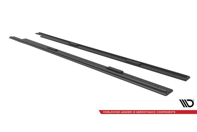 Maxton Design Street Pro Seitenschweller (Paar) für Mazda 3 MPS Mk1 matt schwarz
