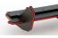 Maxton Design Street Pro Heckdiffusor für Opel Astra GTC OPC-Line J schwarz rot mit Hochglanz Flaps