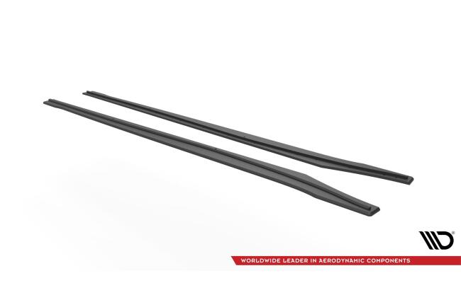 Maxton Design Street Pro Seitenschweller (Paar) für Opel Astra GTC OPC-Line J schwarz matt