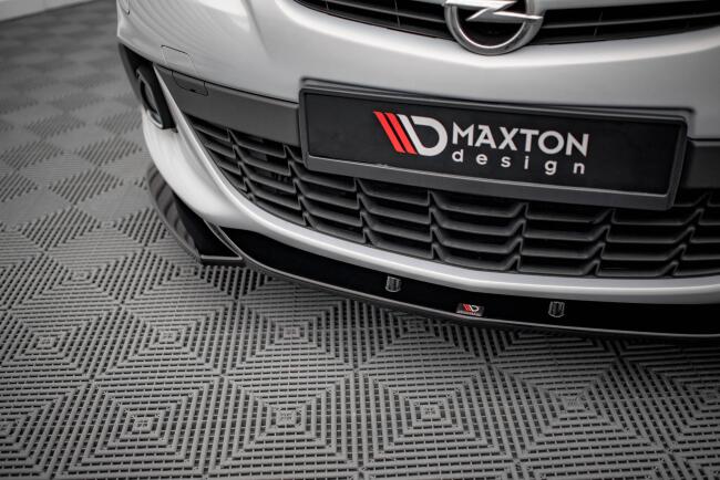Maxton Design Frontlippe V.1 für Opel Astra GTC OPC-Line J Hochglanz schwarz